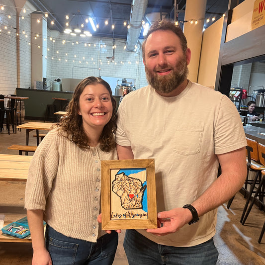 Take & Create Kit: Lakes of Wisconsin Map