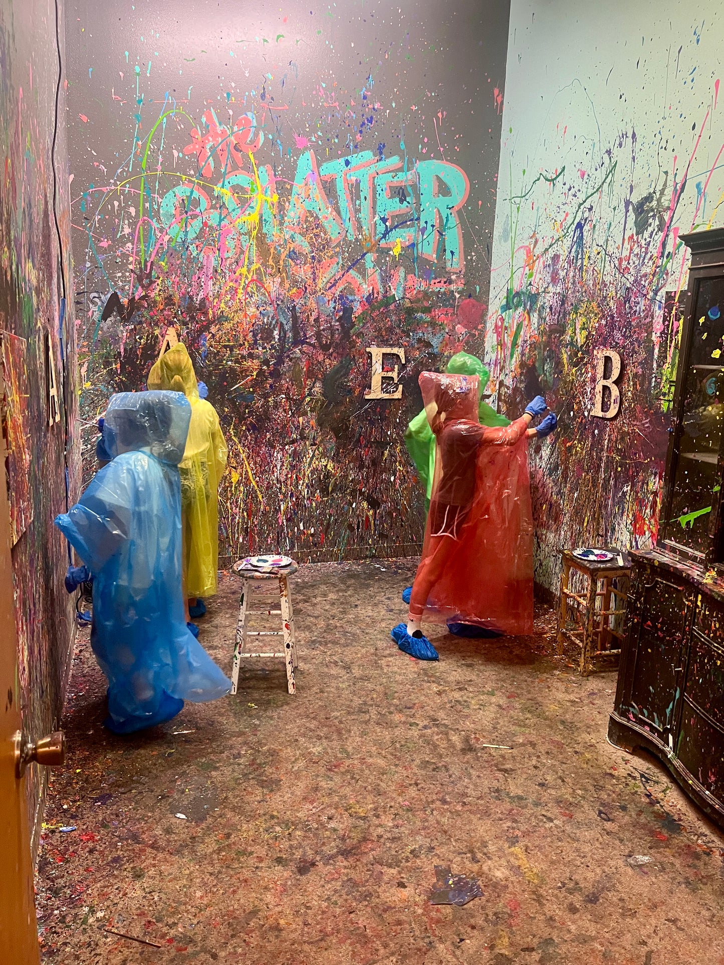 The Splatter Zone! Letter Art