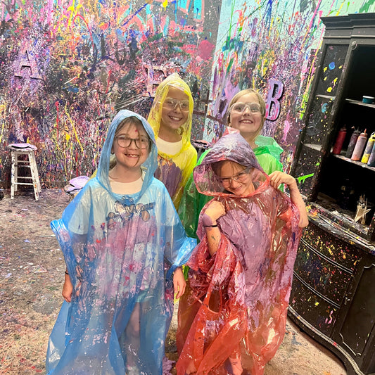 The Splatter Zone! Letter Art Workshop