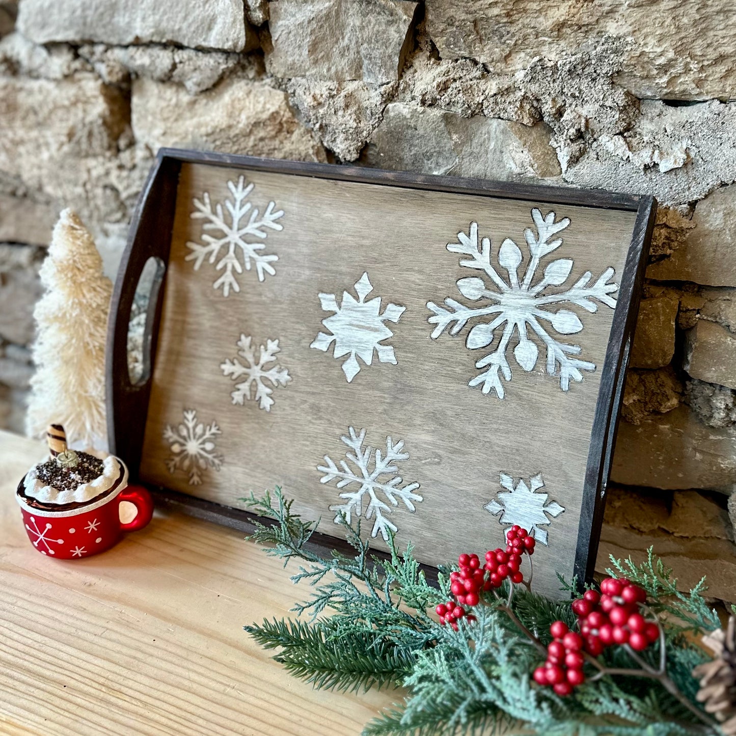 Snowflake Serving Tray Workshop