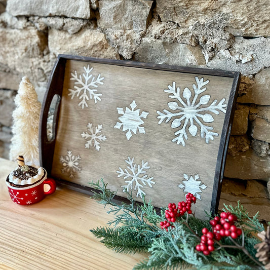 Snowflake Serving Tray Workshop