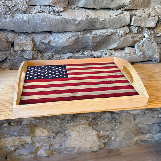 American Flag Tray Workshop