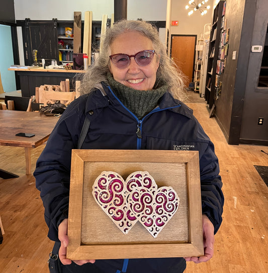 Epoxy Heart Mandala Workshop