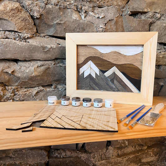 Take & Create Kit: Mountain Mosaic Art