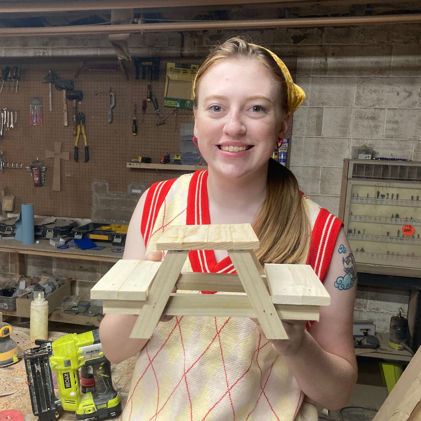 DIY Squirrel and Bird Picnic Table Workshop