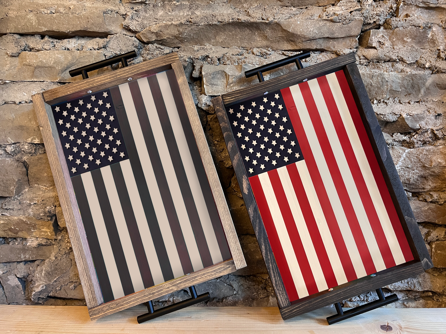 American Flag Tray Workshop