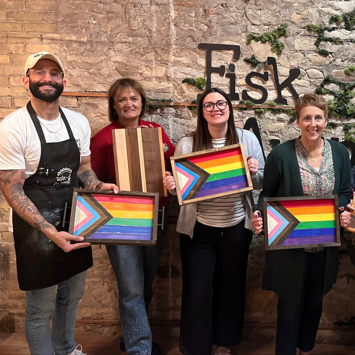 Pride Flag Tray Workshop