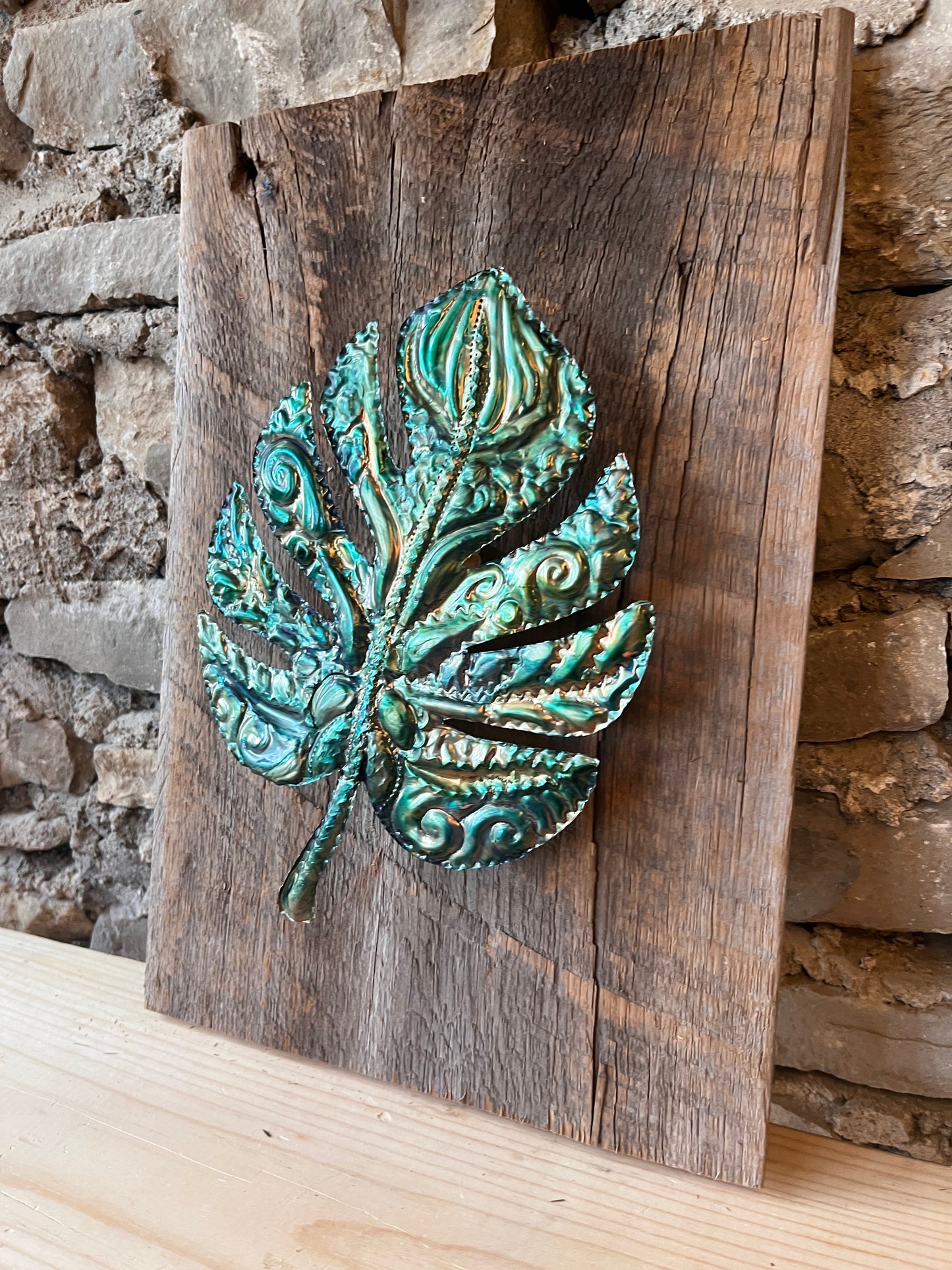 Copper Embossing Leaf Workshop