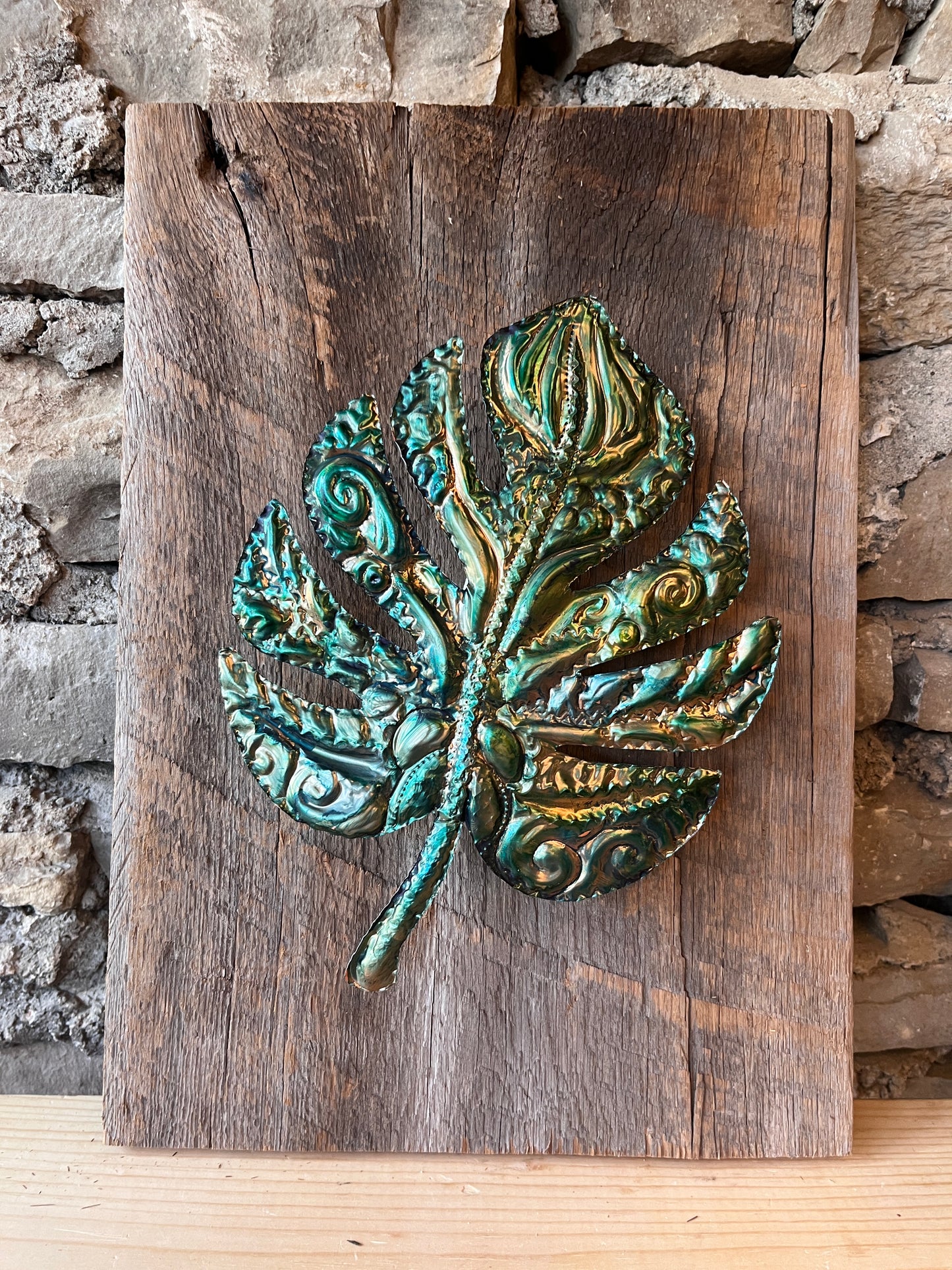 Copper Embossing Leaf Workshop