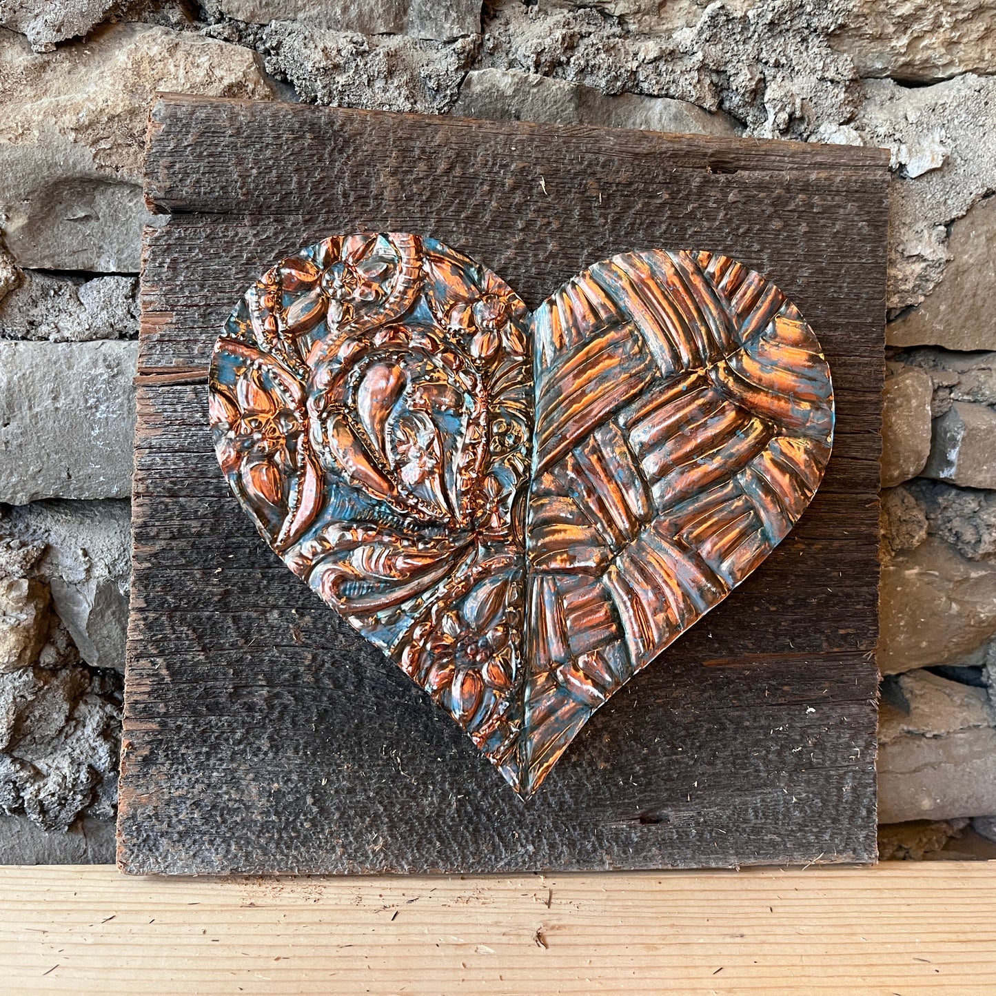 Copper Embossing Heart Workshop