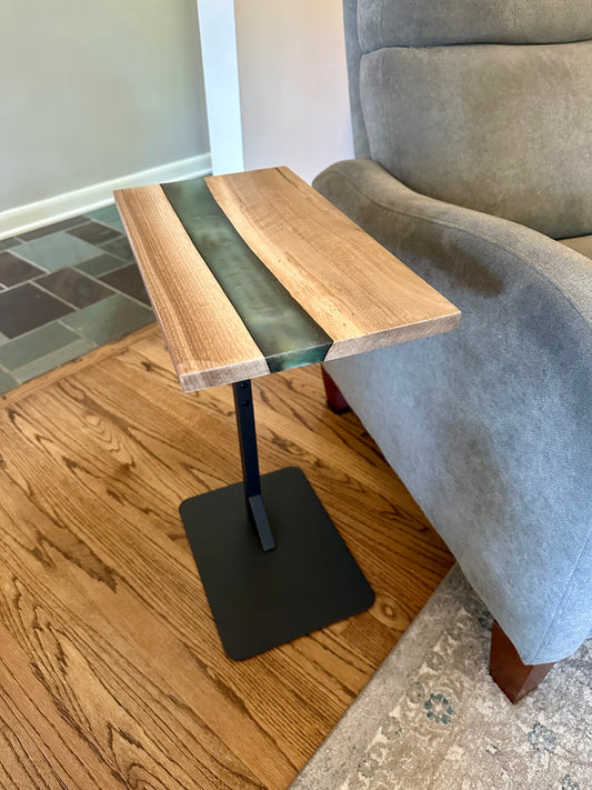 Epoxy River Side C-Table Workshop