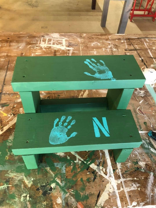 Kids' Step Stool Painting Workshop