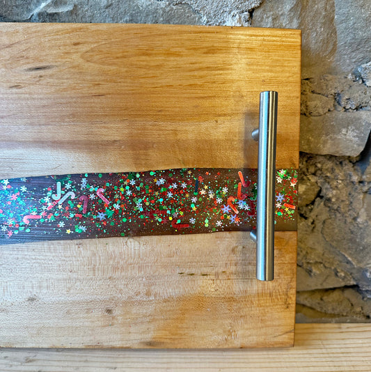 Holiday Epoxy River Tray Workshop