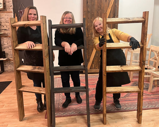 DIY Blanket Ladder Workshop