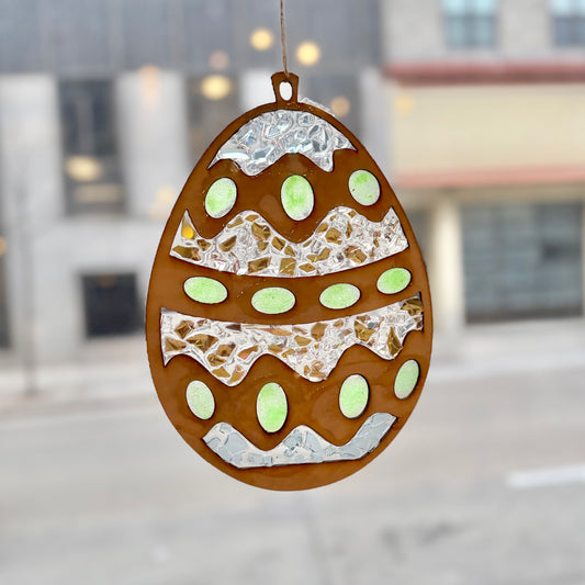 Crushed Glass Easter Egg Suncatcher Workshop