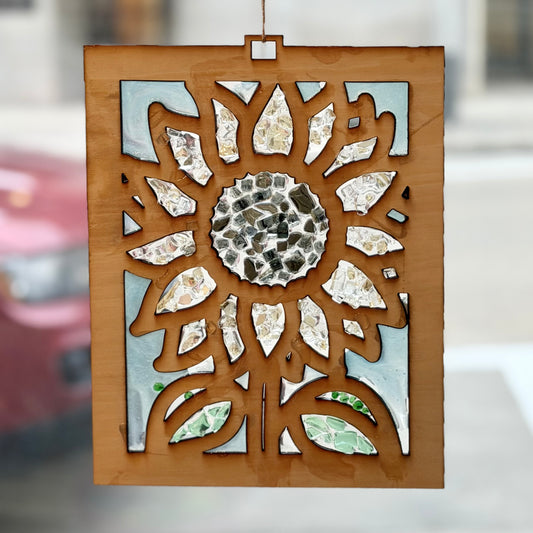 Crushed Glass Flower Suncatcher Workshop