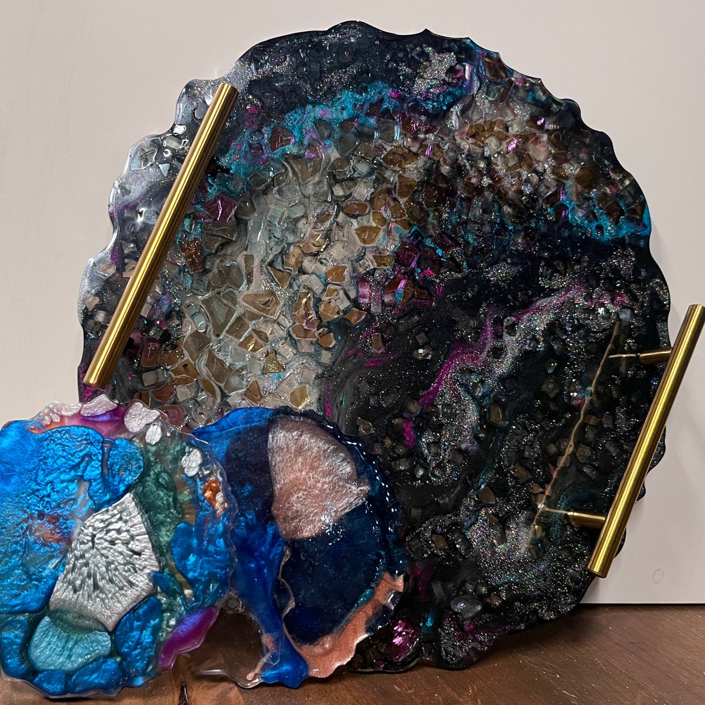 Epoxy Geode Serving Tray Workshop