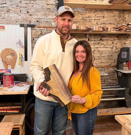 Cribbage Board Workshop: Live-Edge Style