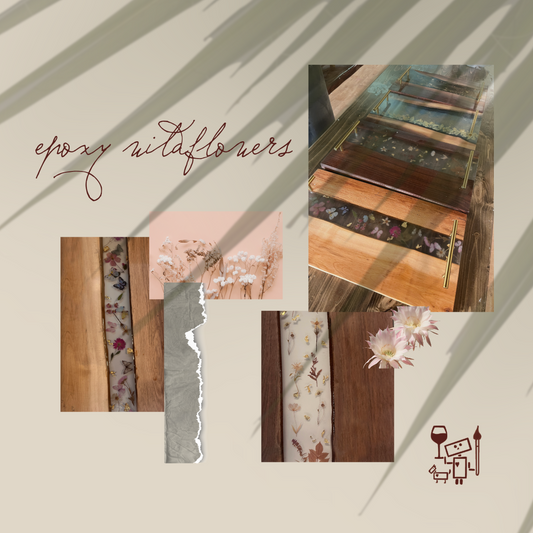 Epoxy Wildflower Tray Workshop