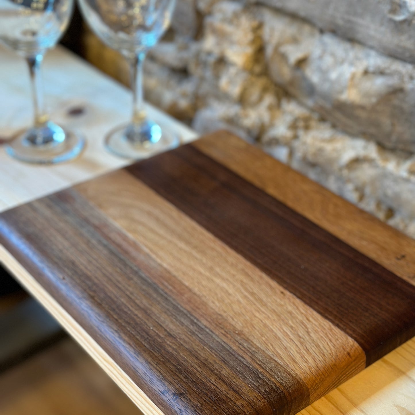 Striped Cutting Board - Small