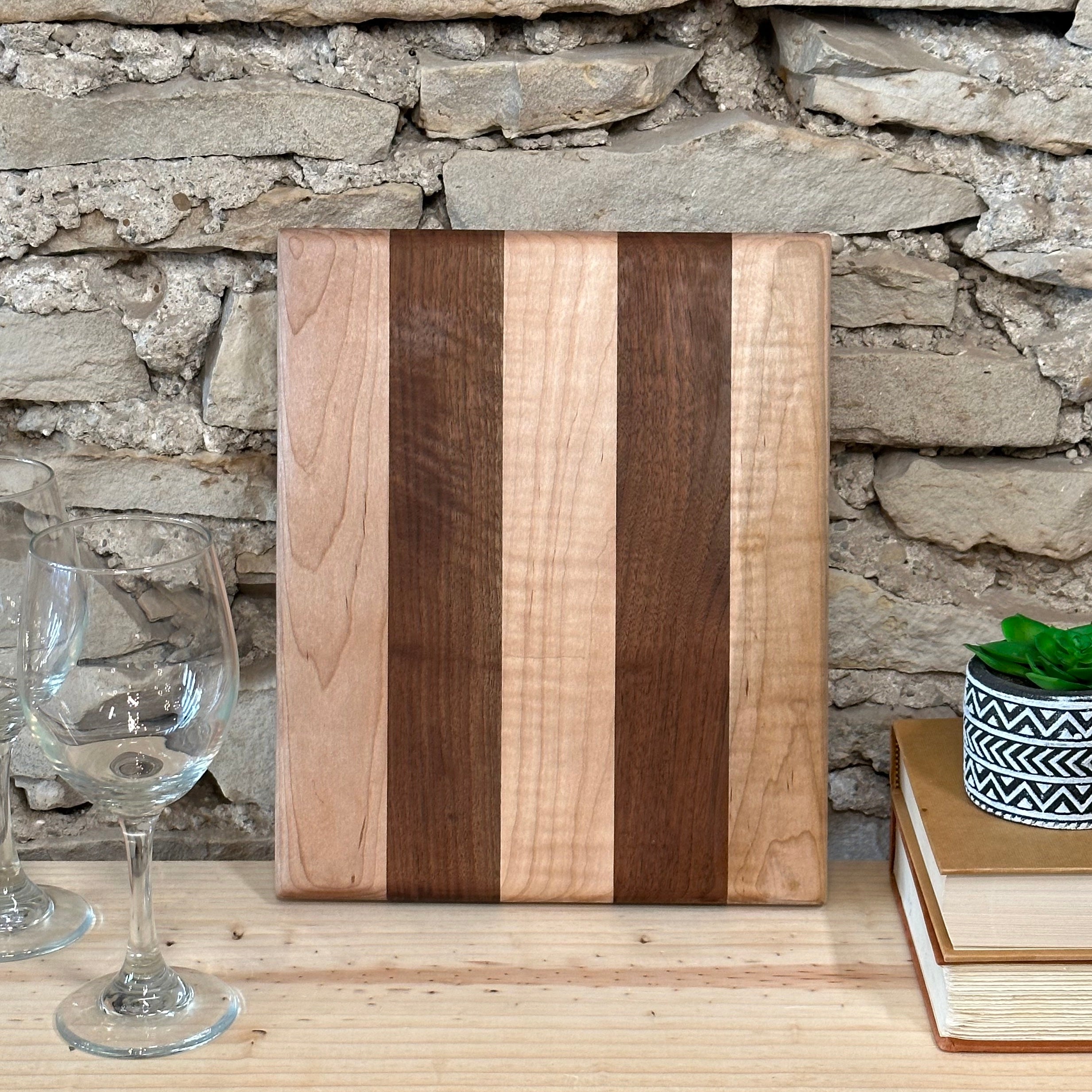 Striped Cutting Board Small – Fisk Avenue - Main Image