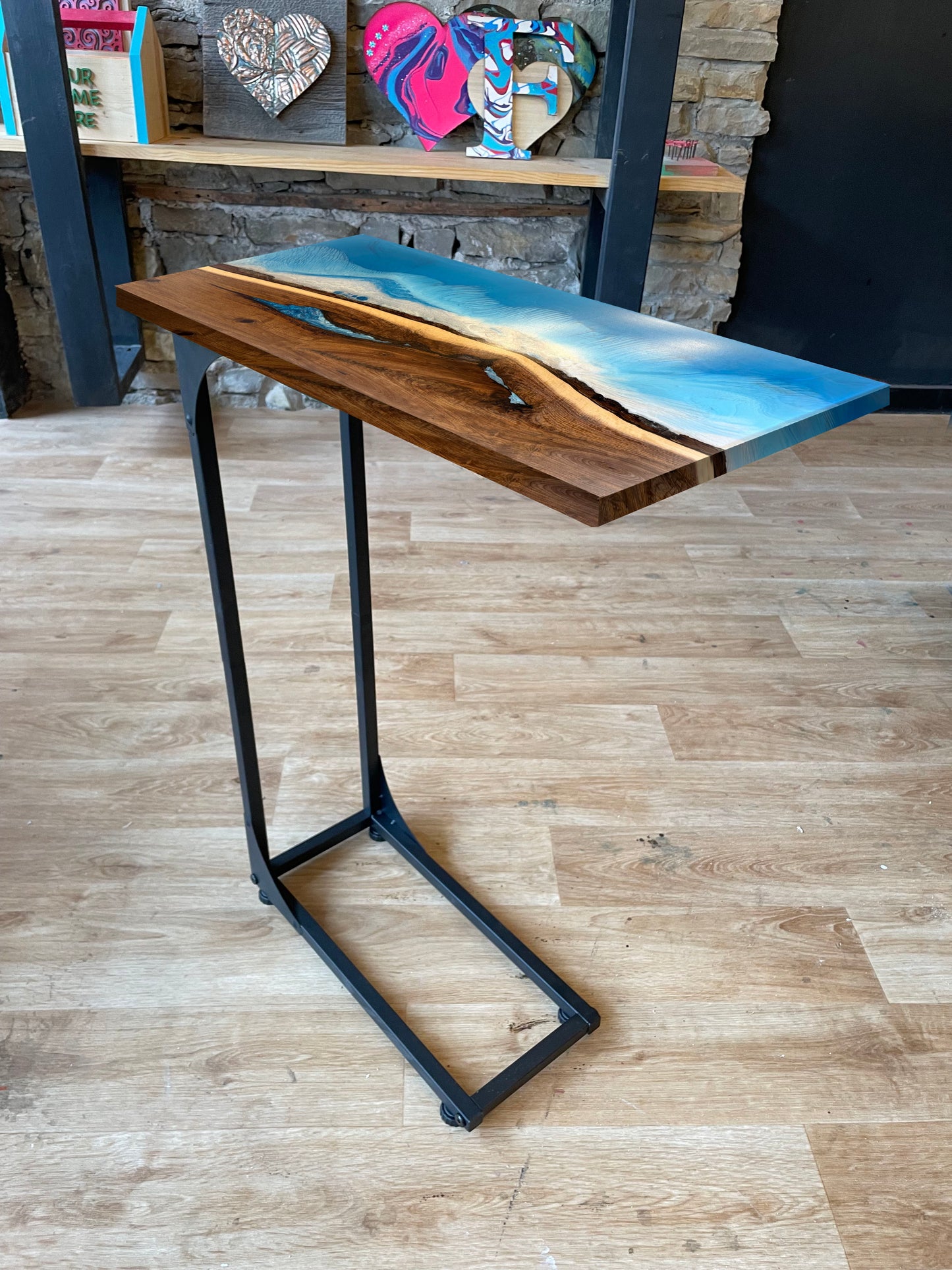 Epoxy Shore Side C-Table Workshop