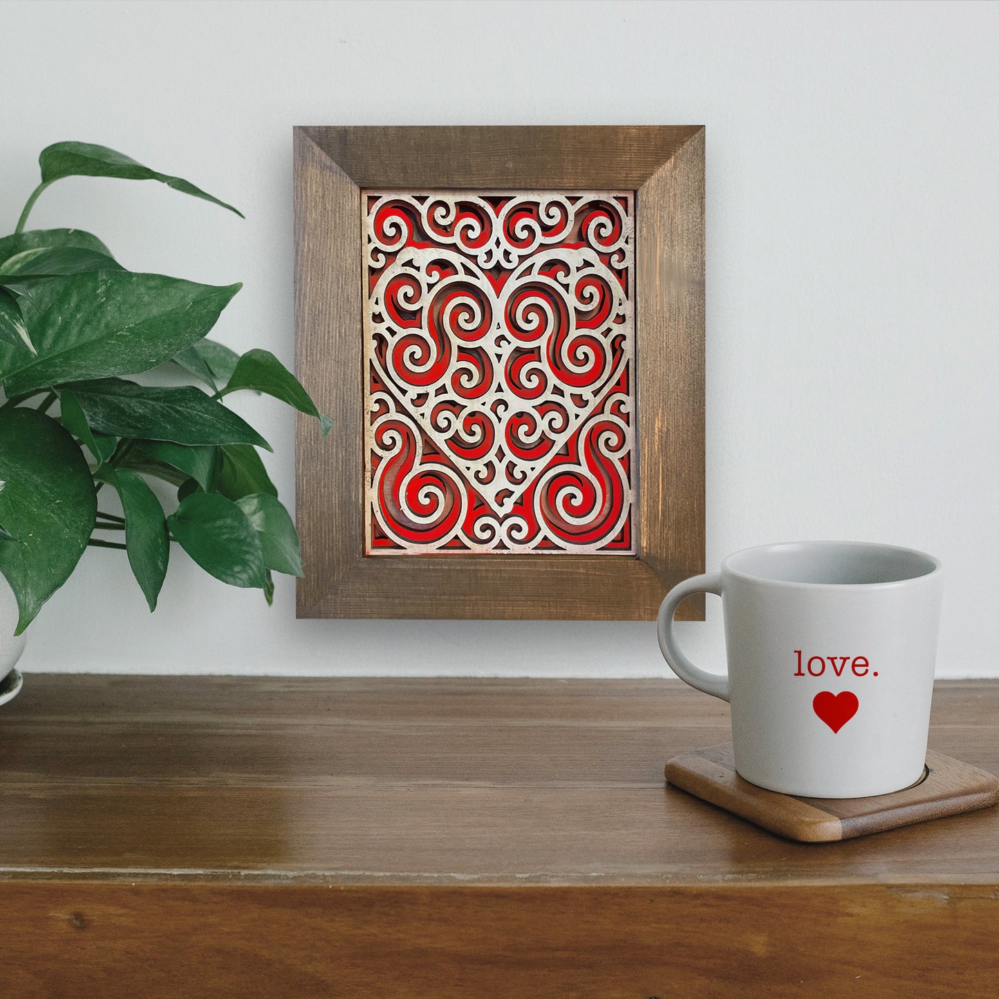 Framed Heart Mandala Workshop