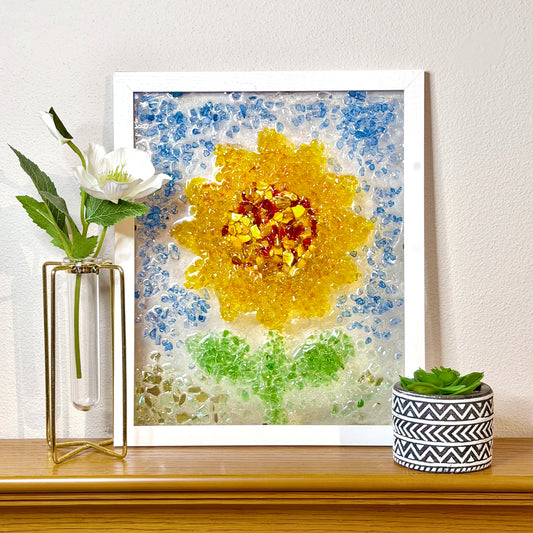 Sunflower Resin Glass Art Kit
