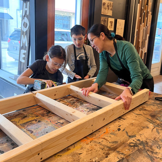 DIY Blanket Ladder Workshop