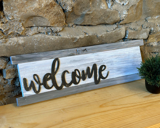 Farmhouse Welcome Sign