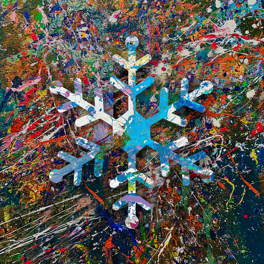 The Splatter Zone! Wooden Snowflake