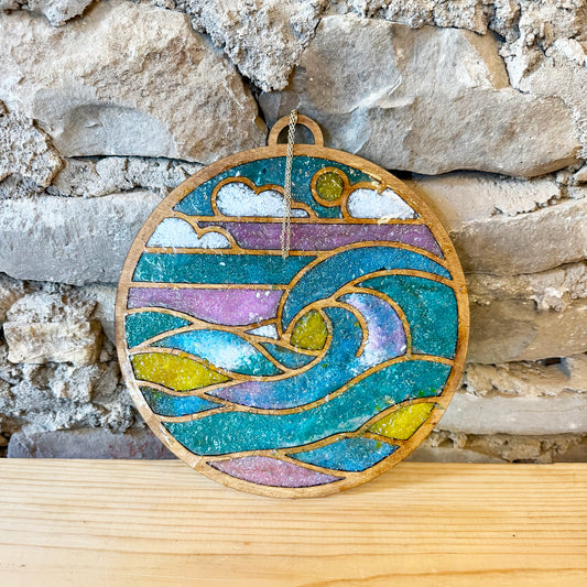 Crushed Glass Sea Suncatcher Workshop