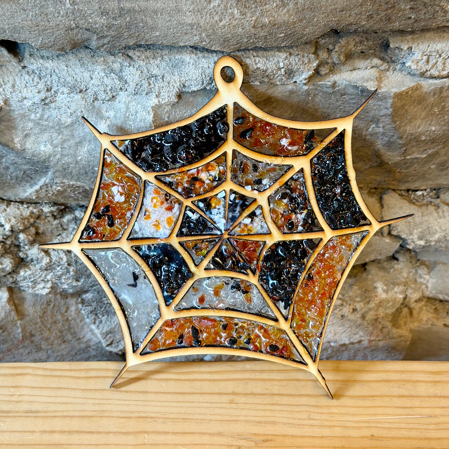 Halloween Crushed Glass Suncatcher Workshop