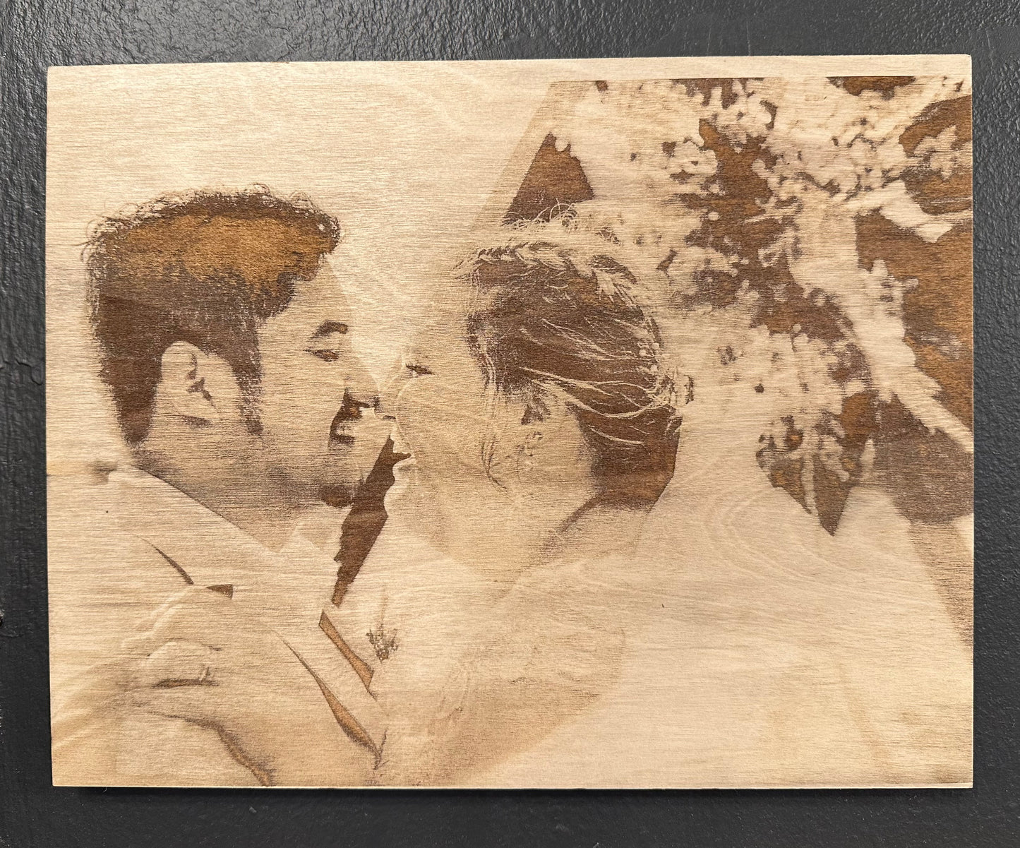 Custom Laser Engraved Portrait