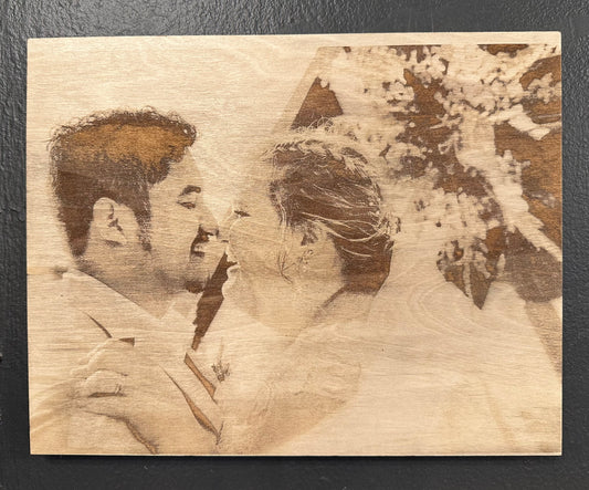 Custom Laser Engraved Portrait