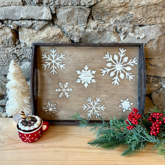 Snowflake Serving Tray Workshop