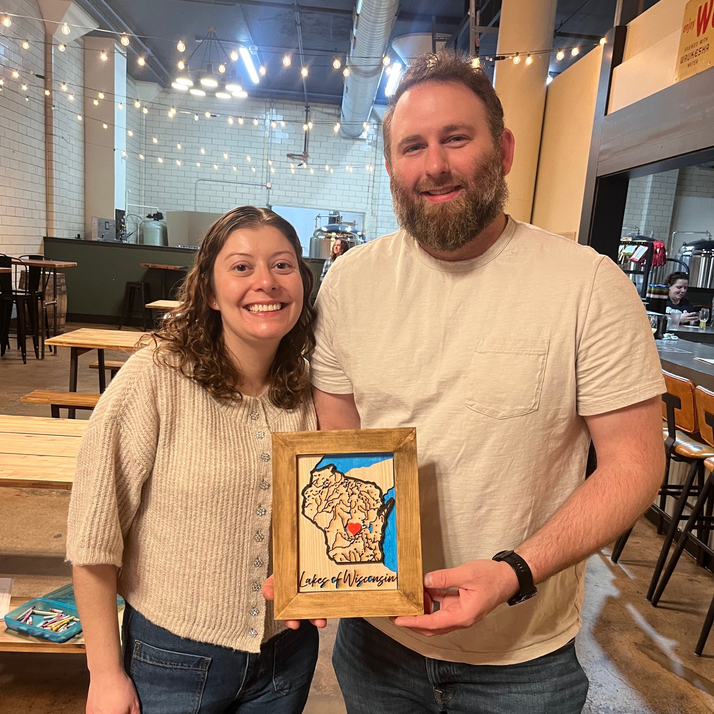 Take & Create Kit: Lakes of Wisconsin Map