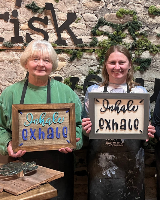 Sign Painting Workshop: Inhale, Exhale