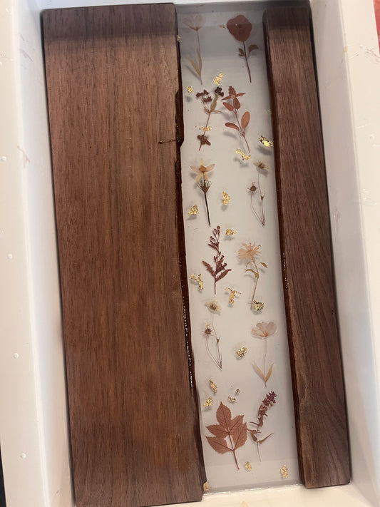 Epoxy River Floral Tray Workshop