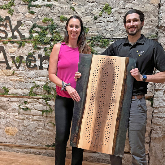 Epoxy River Cribbage Coffee Table Workshop