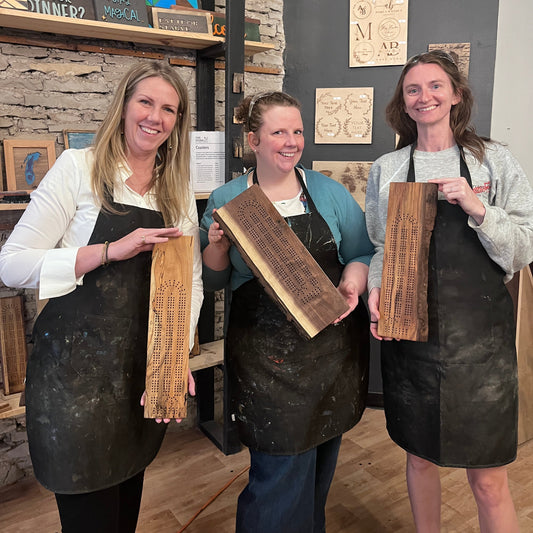 Cribbage Board Workshop: Live-Edge Style
