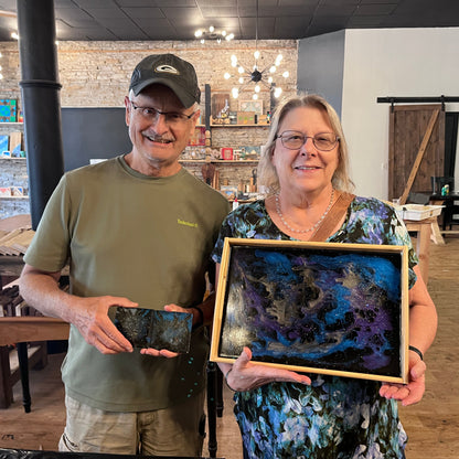 Epoxy Galaxy Tray Workshop