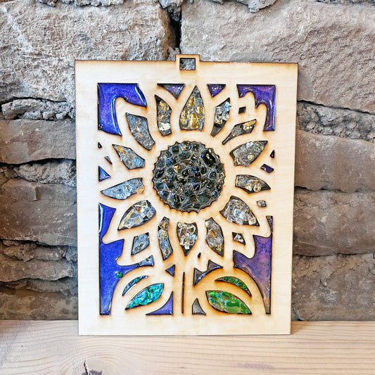 Crushed Glass Flower Suncatcher Workshop