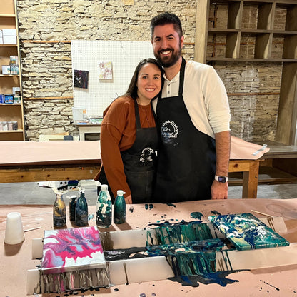 Acrylic Pour Painting Workshop: 11"x14"
