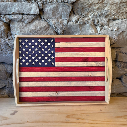 American Flag Tray Workshop