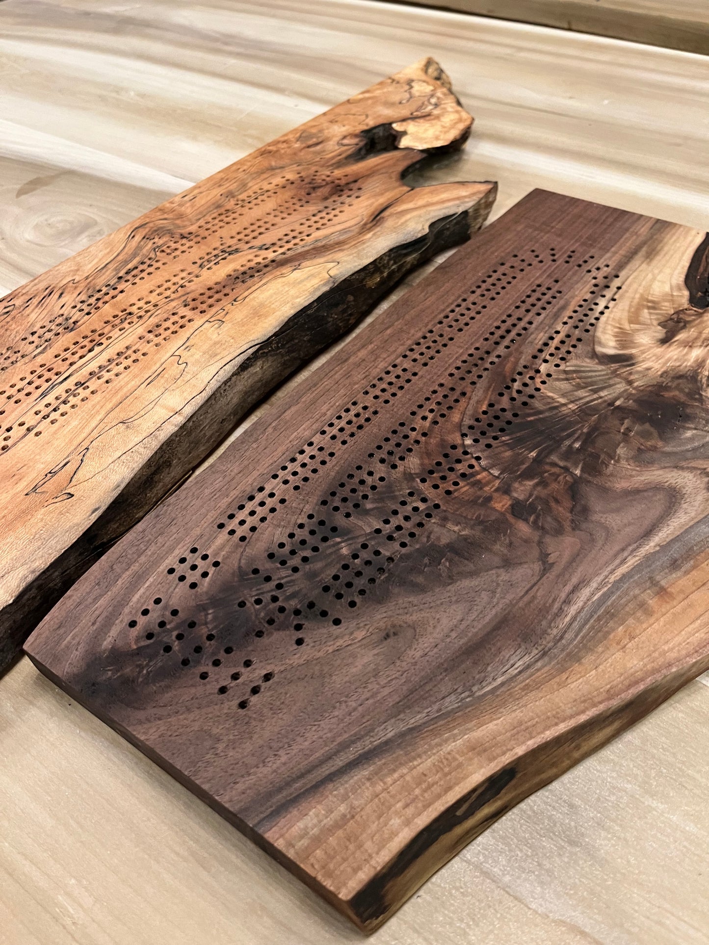 Cribbage Board Workshop: Live-Edge Style