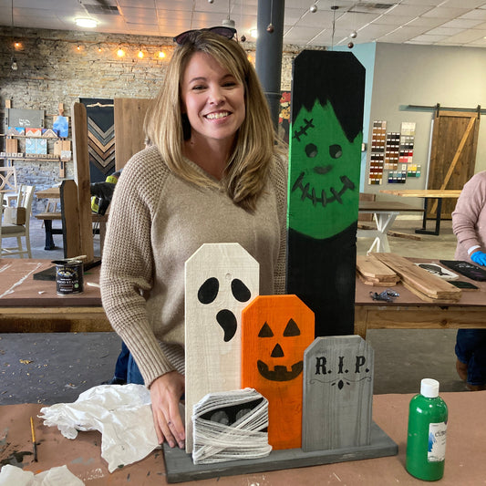 Halloween Front Porch Decor Workshop