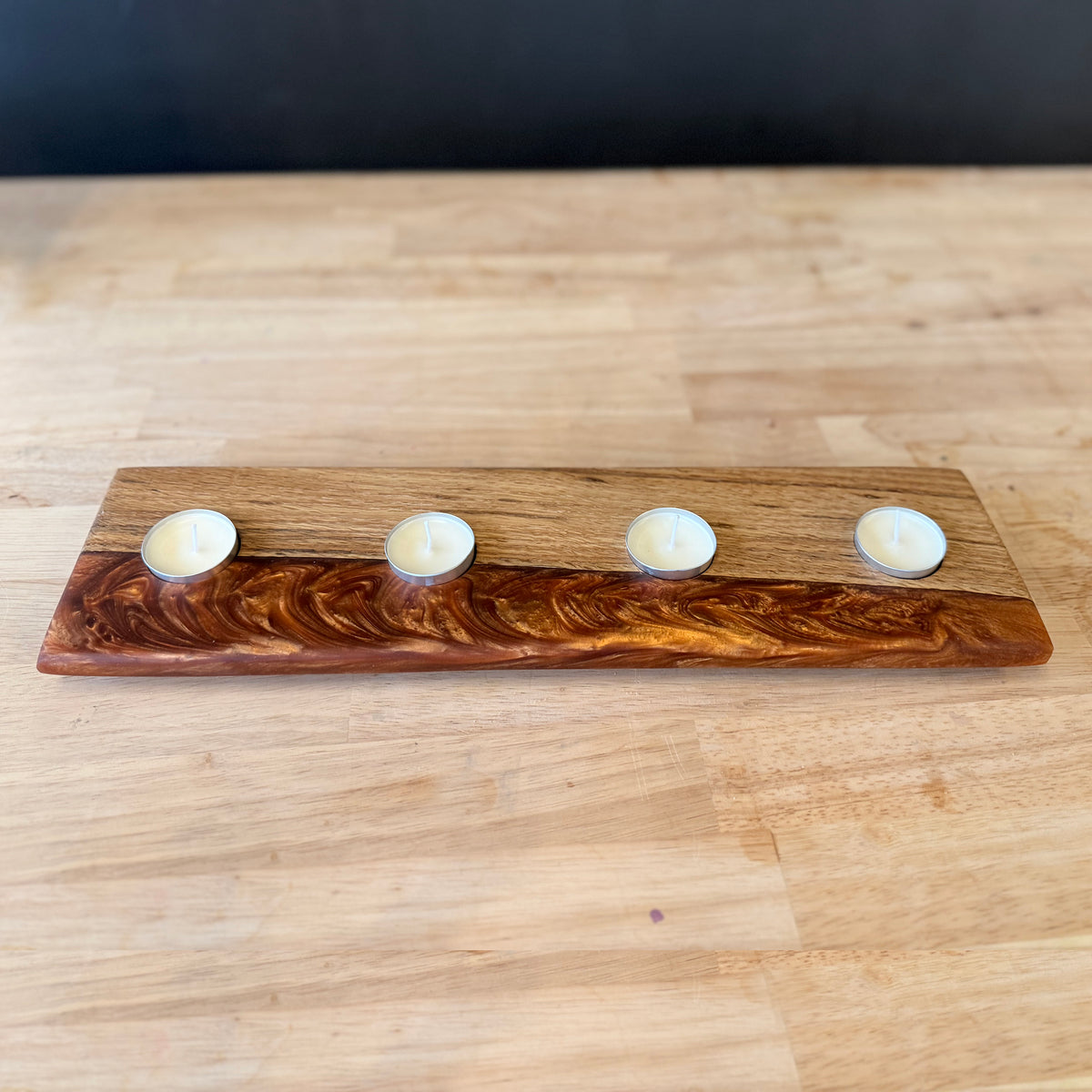 Epoxy River Candle Holder Workshop
