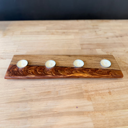 Epoxy River Candle Holder Workshop