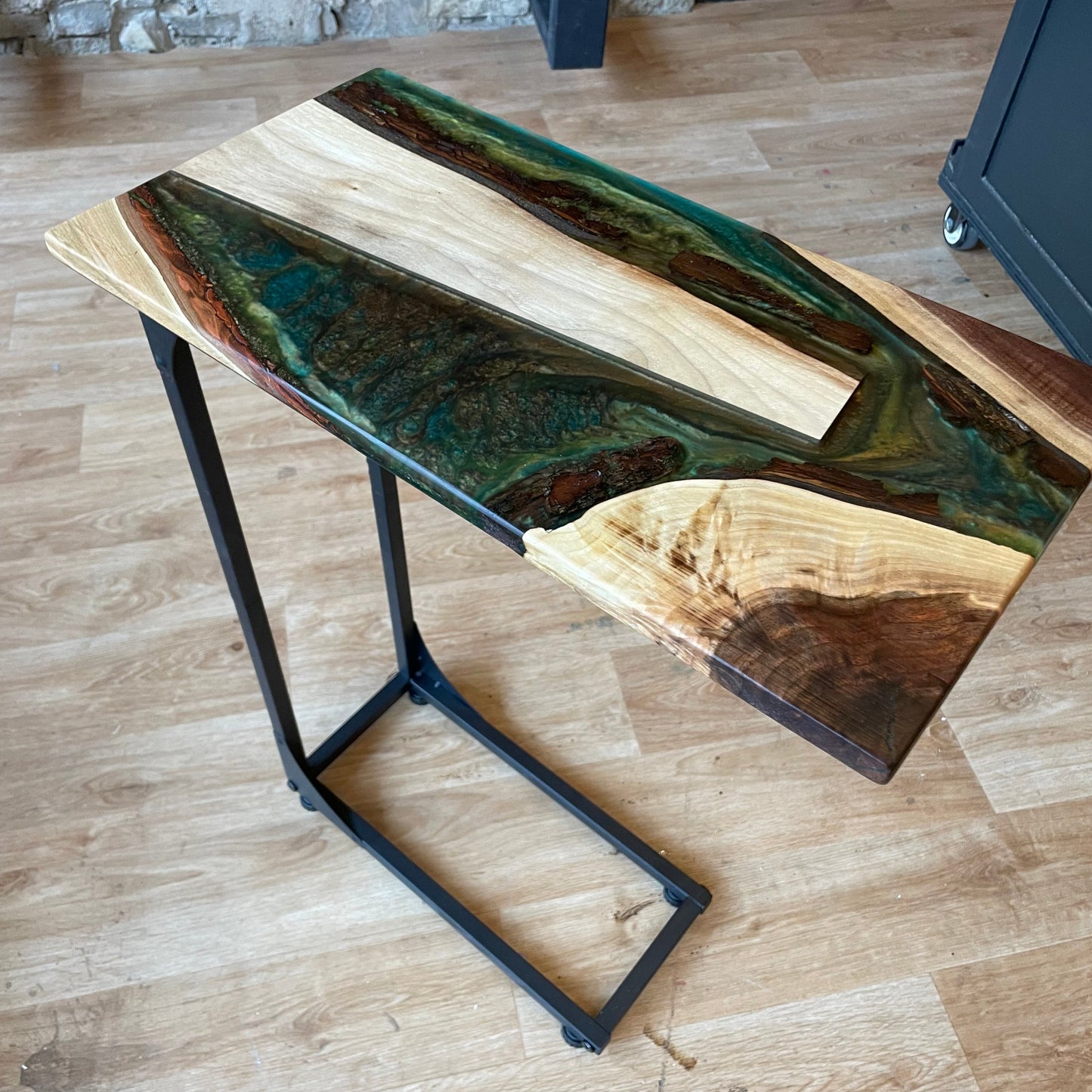 Epoxy River Side C-Table Workshop